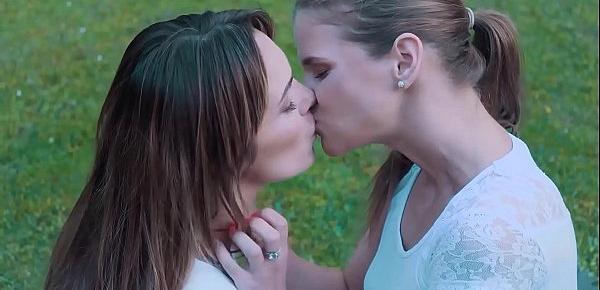  Young lesbians licking pussy and fingering